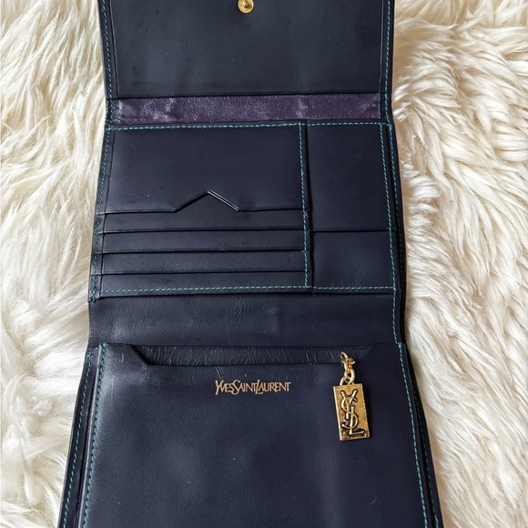 Yves Saint Laurent Leather Bi-fold Wallet - Picture 3 of 4
